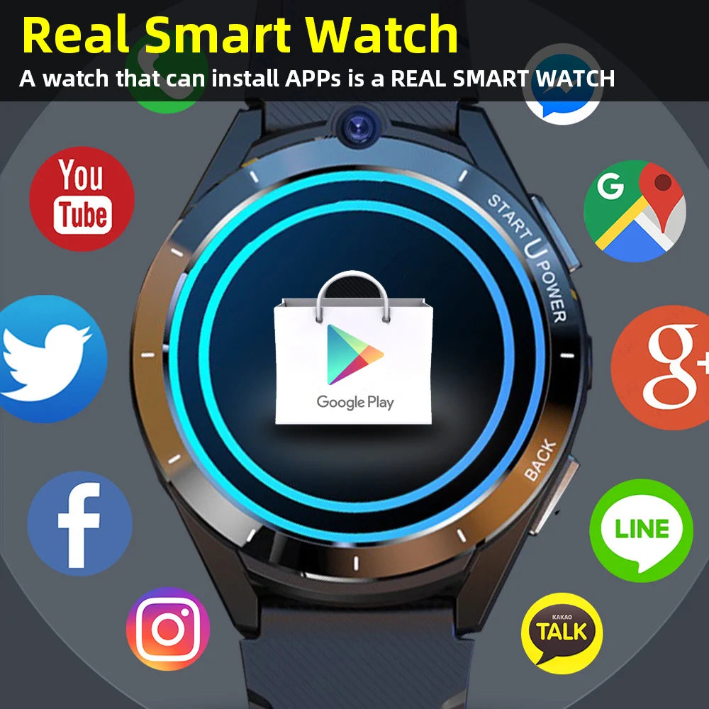 New 4G LTE Android Smart Watch