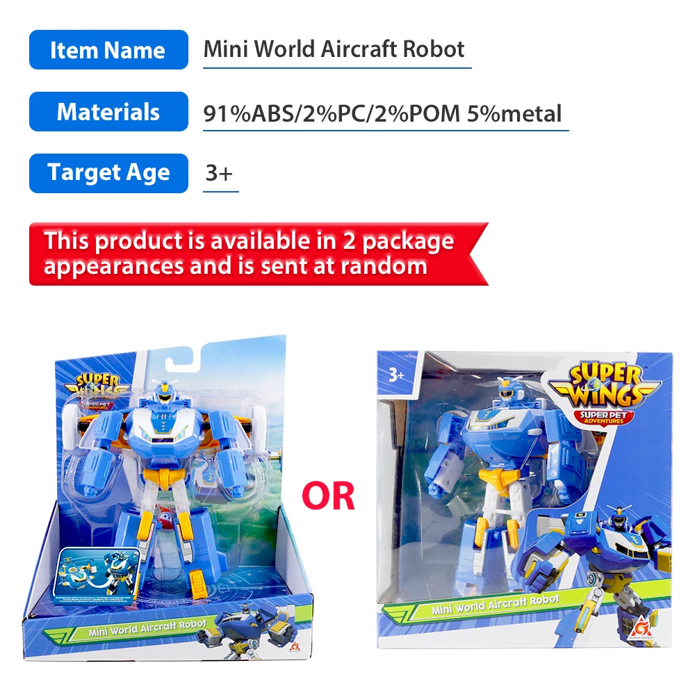 Super Wings Mini World Aircraft Robot