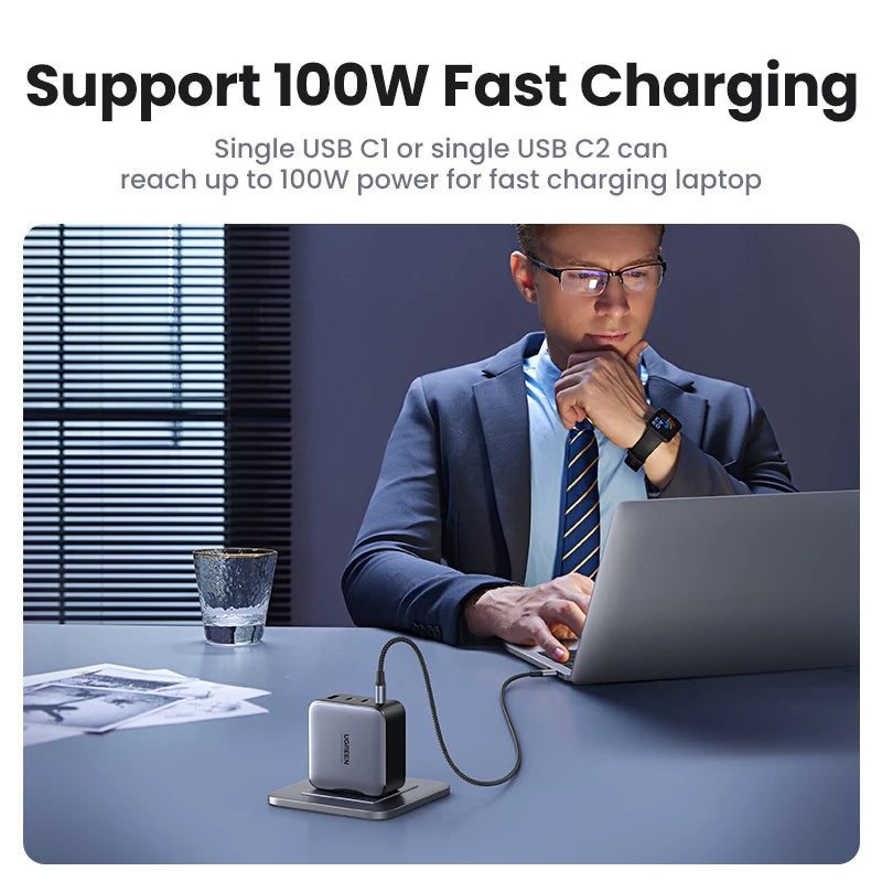 USB C PD 100W GaN Charger