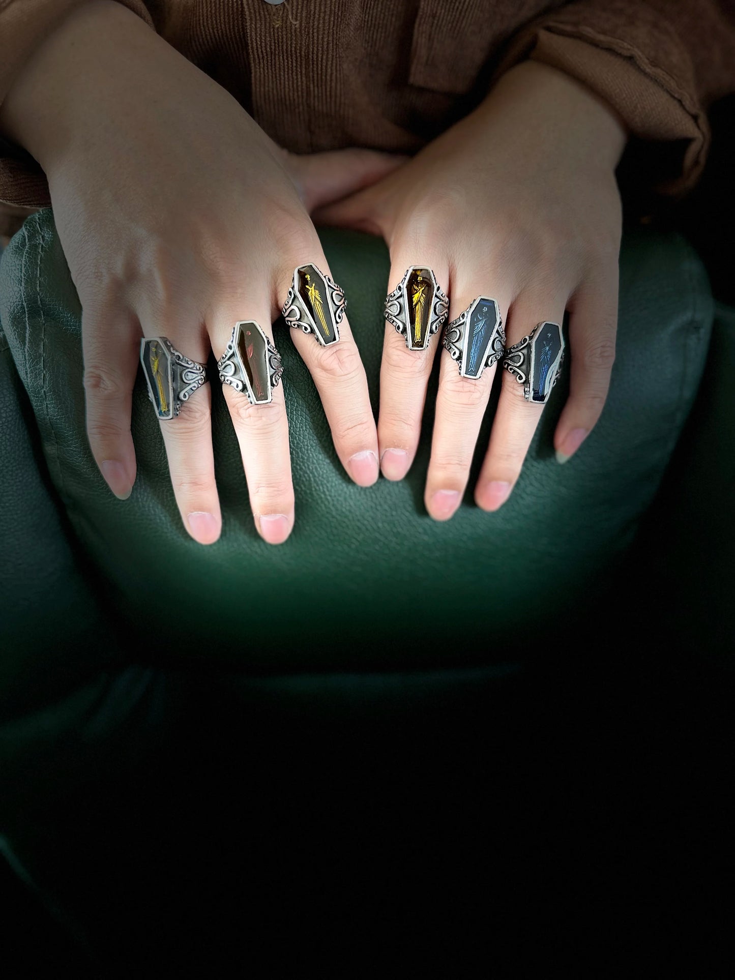 Stainless Steel Punk Biker Mummy Ring