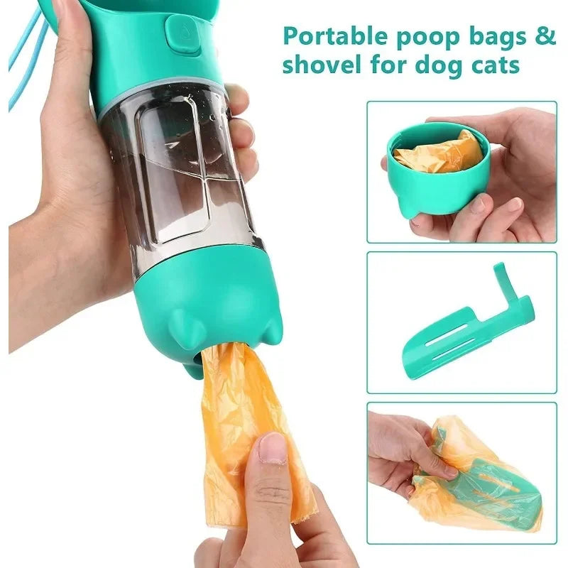 Pet Travel 4 in 1  Bottle Bowl