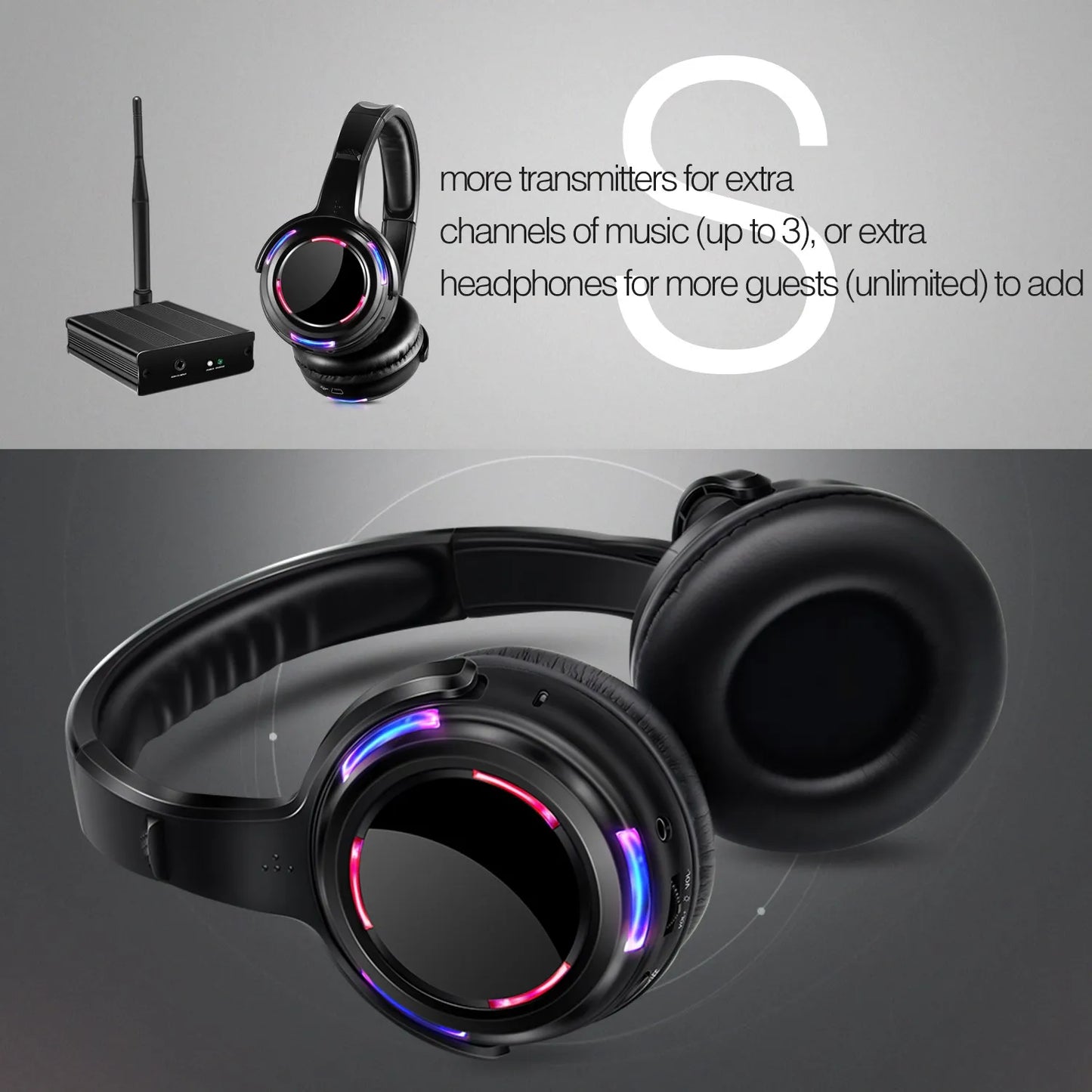 Silent Disco Wireless Headphones