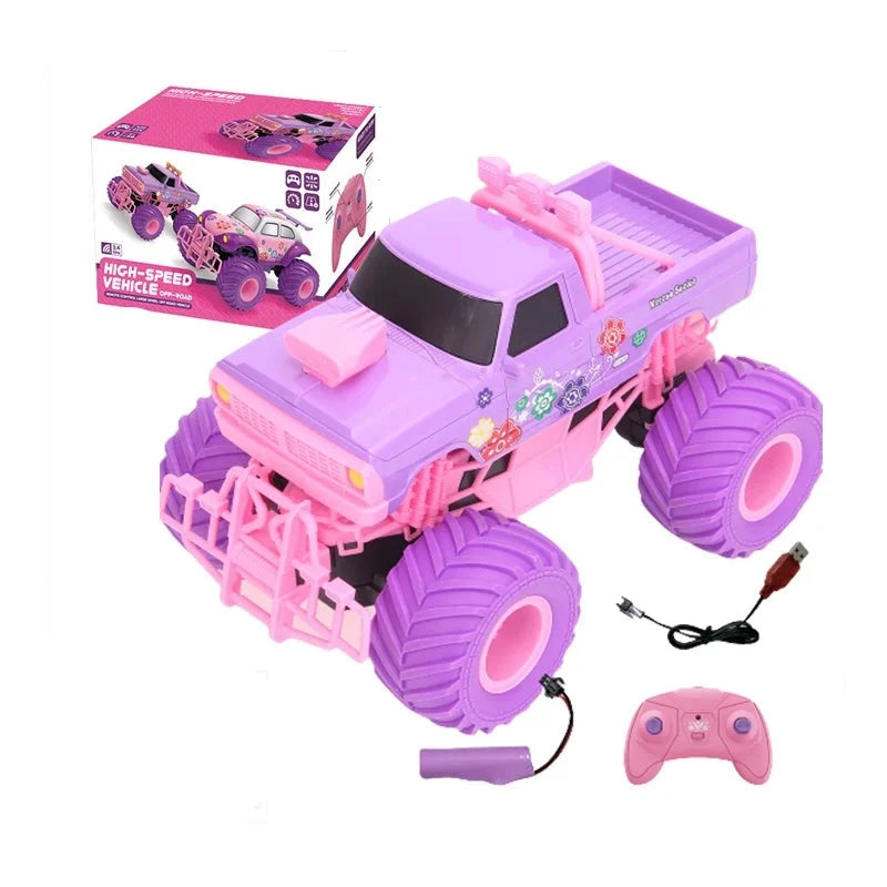 Pink Rc Remote Control Car