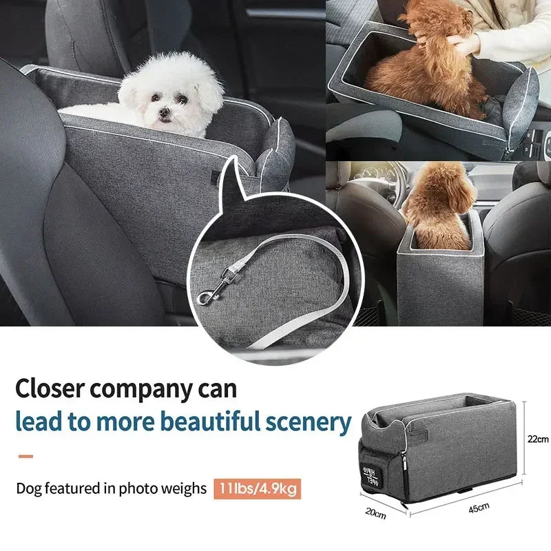 Pet Safety Car Seat: Small Dog/Cat Carrier