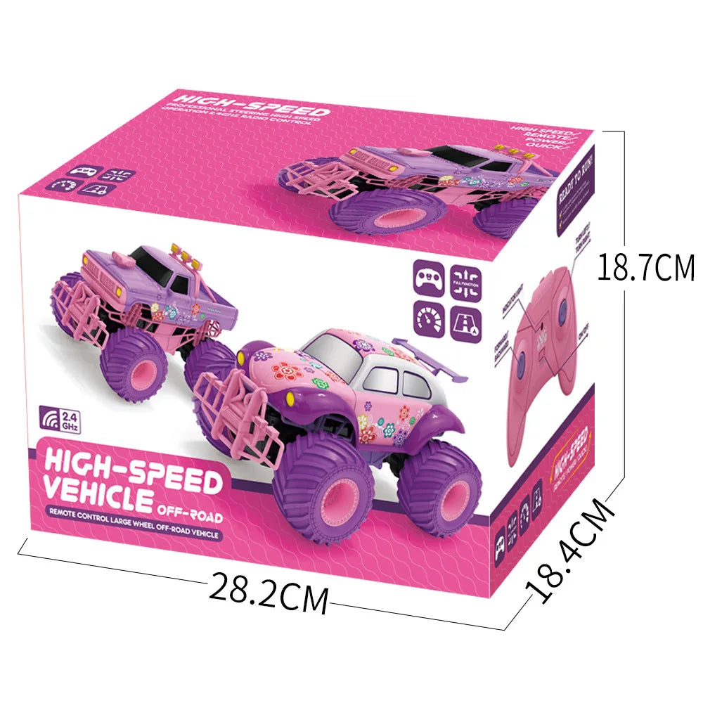 Pink Rc Remote Control Car