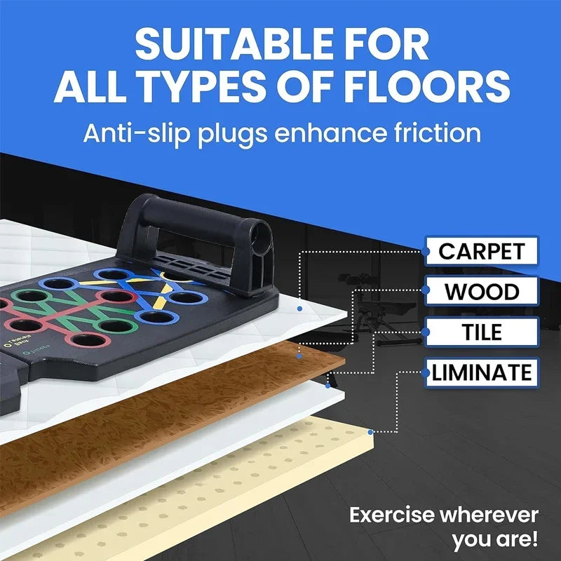 Gym Foldable Push-up Board