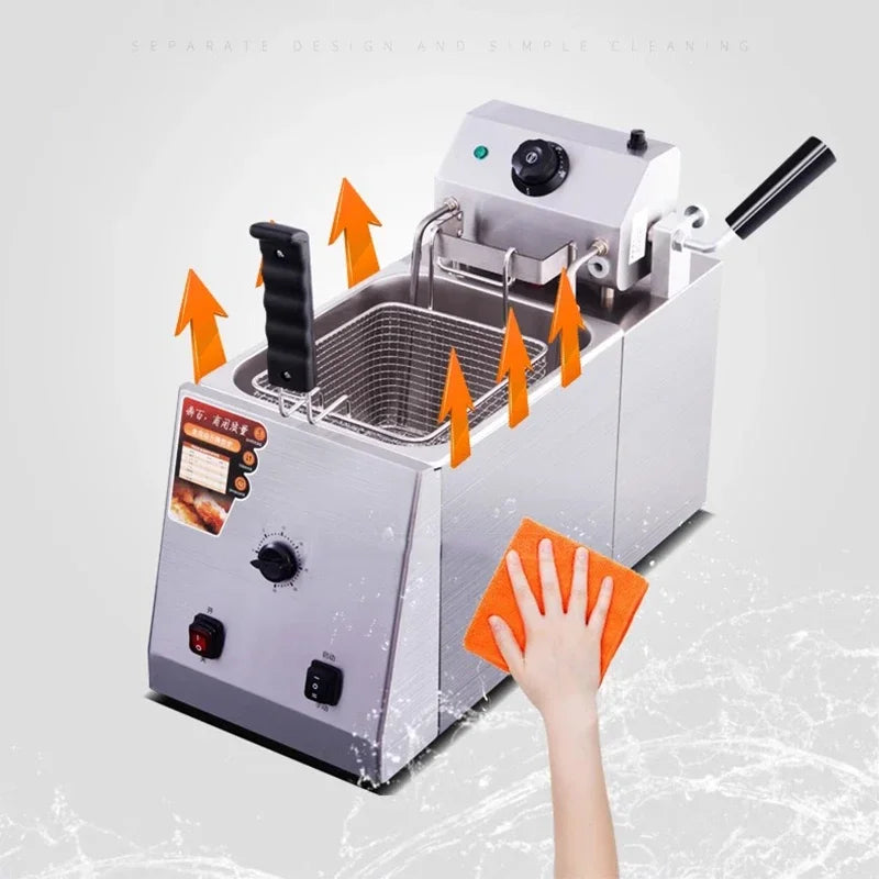 Liftable Fryer Kitchen 8L Food Processor