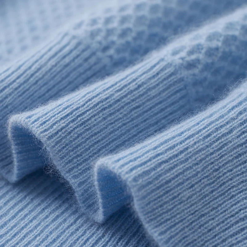 Men's T-neck pullover short sleeves sweater