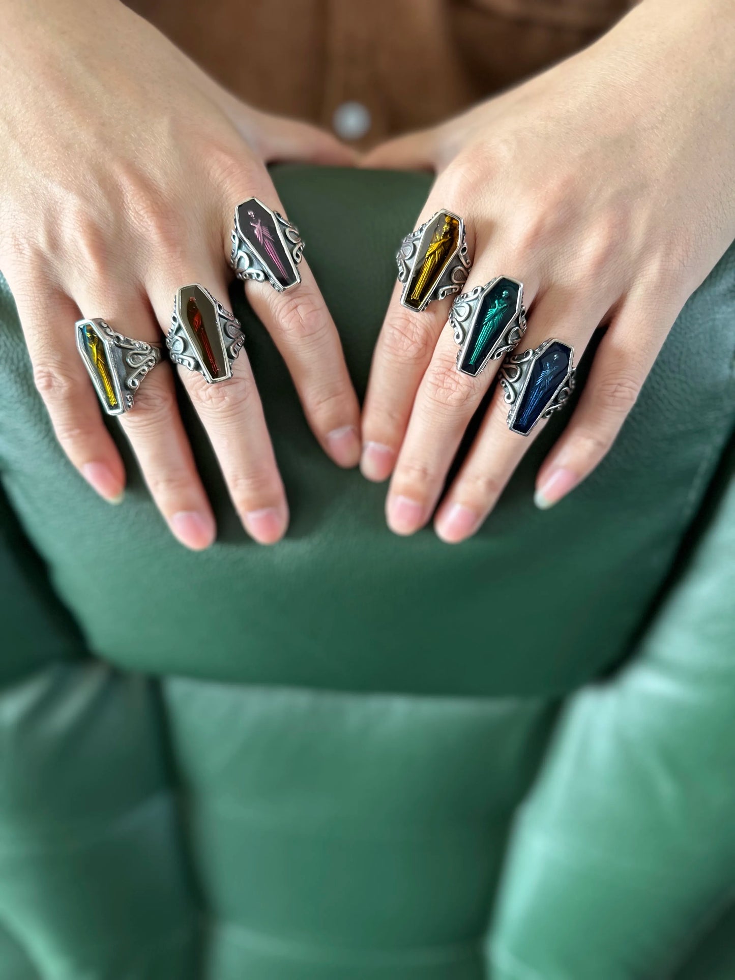 Stainless Steel Punk Biker Mummy Ring
