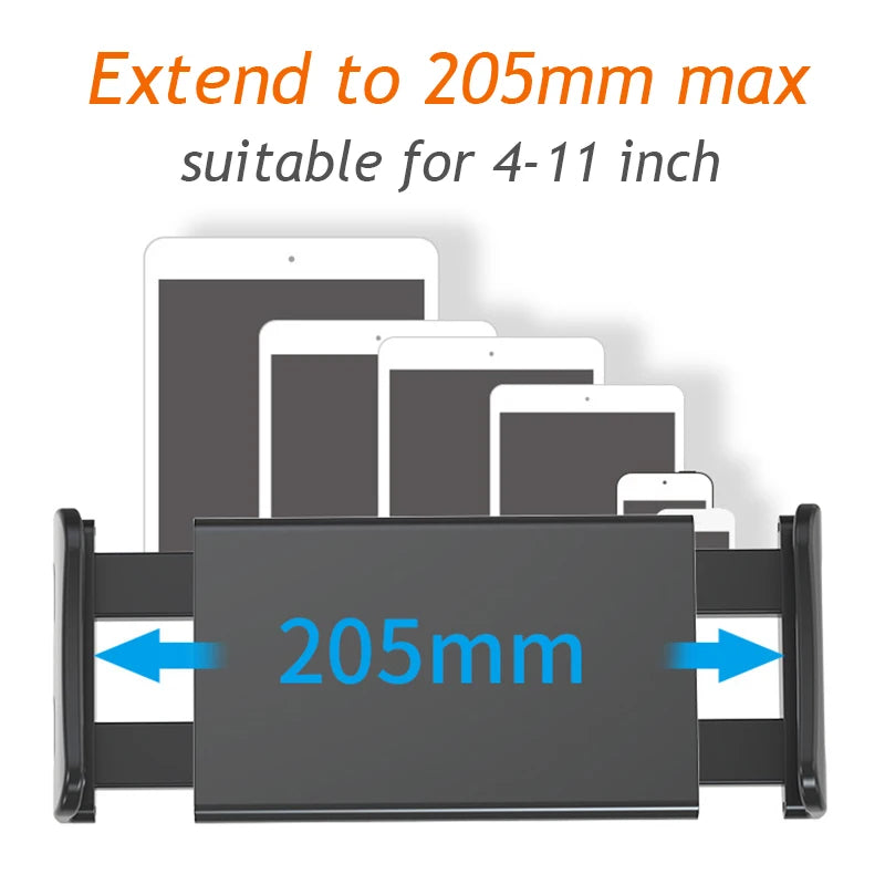 Telescopic Tablet/Phone Car Headrest Mount