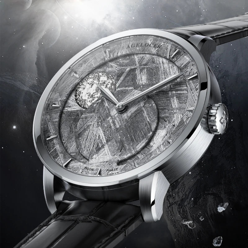 Designer Meteorite dial Luxury Watch