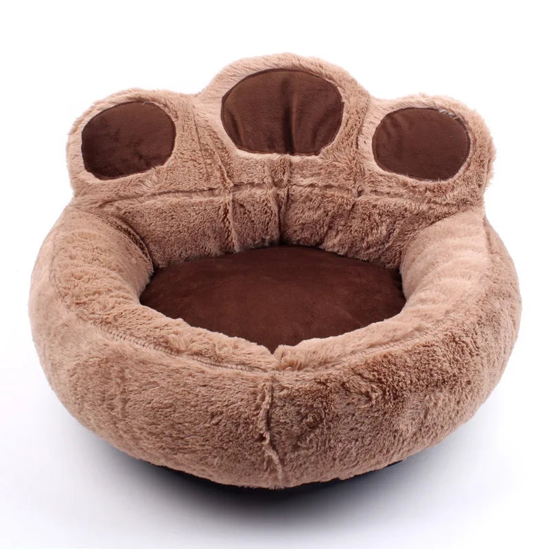Winter Pet Bear Paw Shape Nest