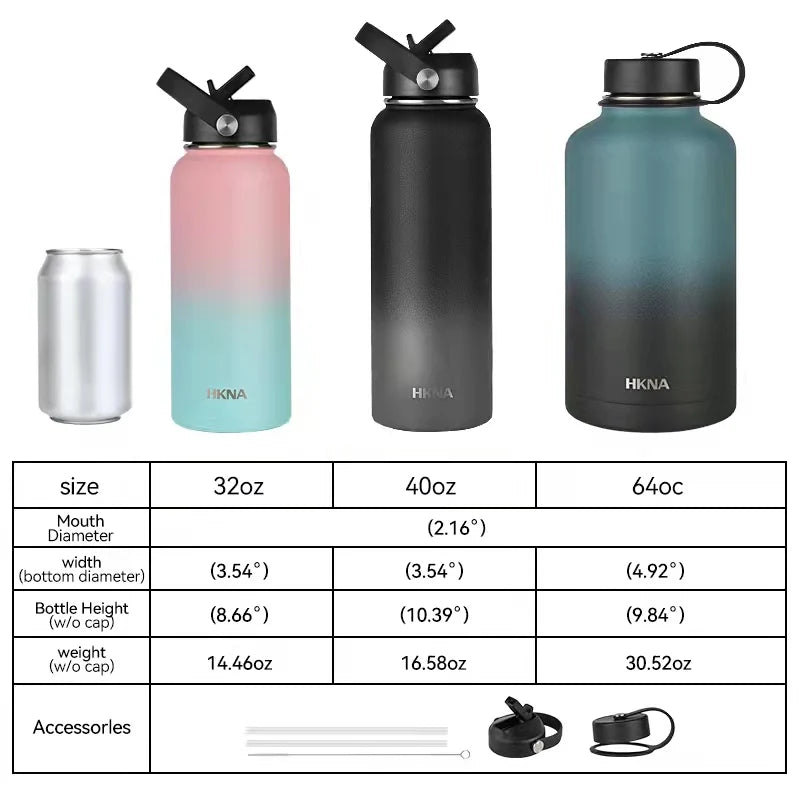 Stainless Steel Thermos Water Bottle