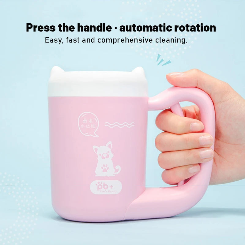 Dog Foot  Soft Silicone Paw Cleaner Cup