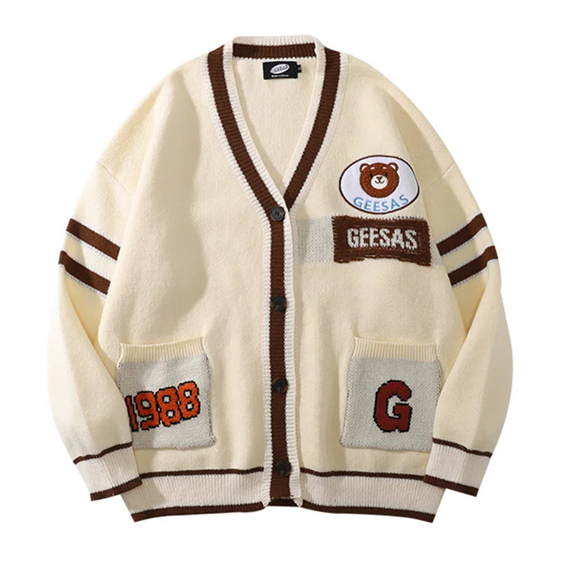 Men's Knitted Cardigan Sweater