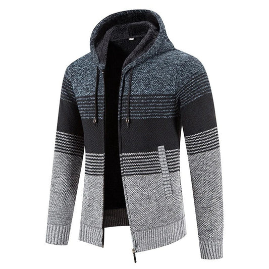 Winter Thick Fleece Male Sweater