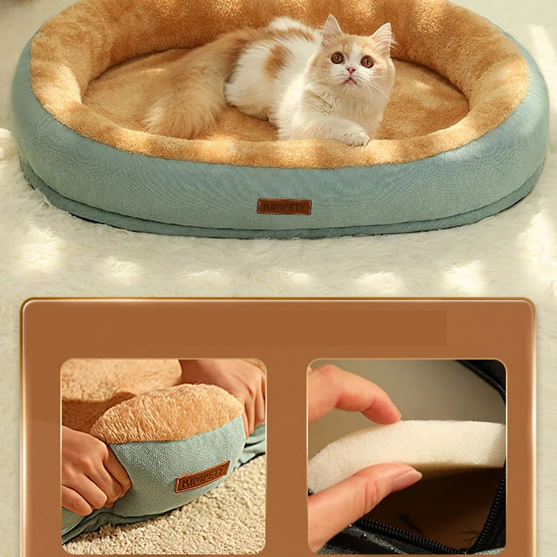 "Kimpets Warm Non-Slip Pet Bed"
