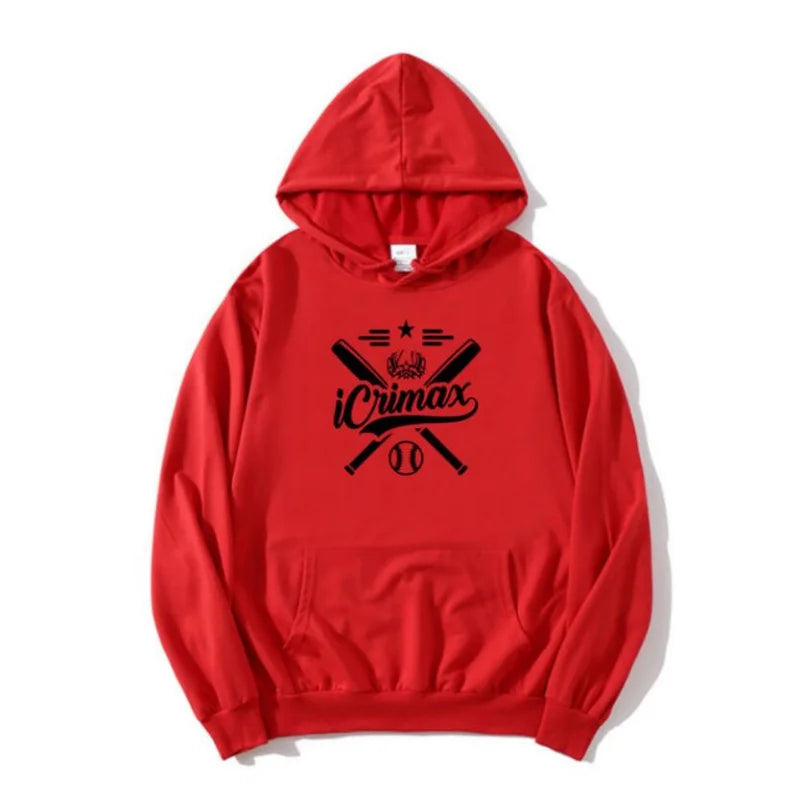 Men Oversized Long Sleeve Hooded Sweatshirt