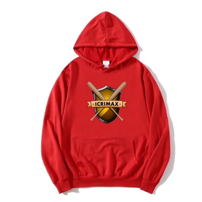 Men Oversized Long Sleeve Hooded Sweatshirt