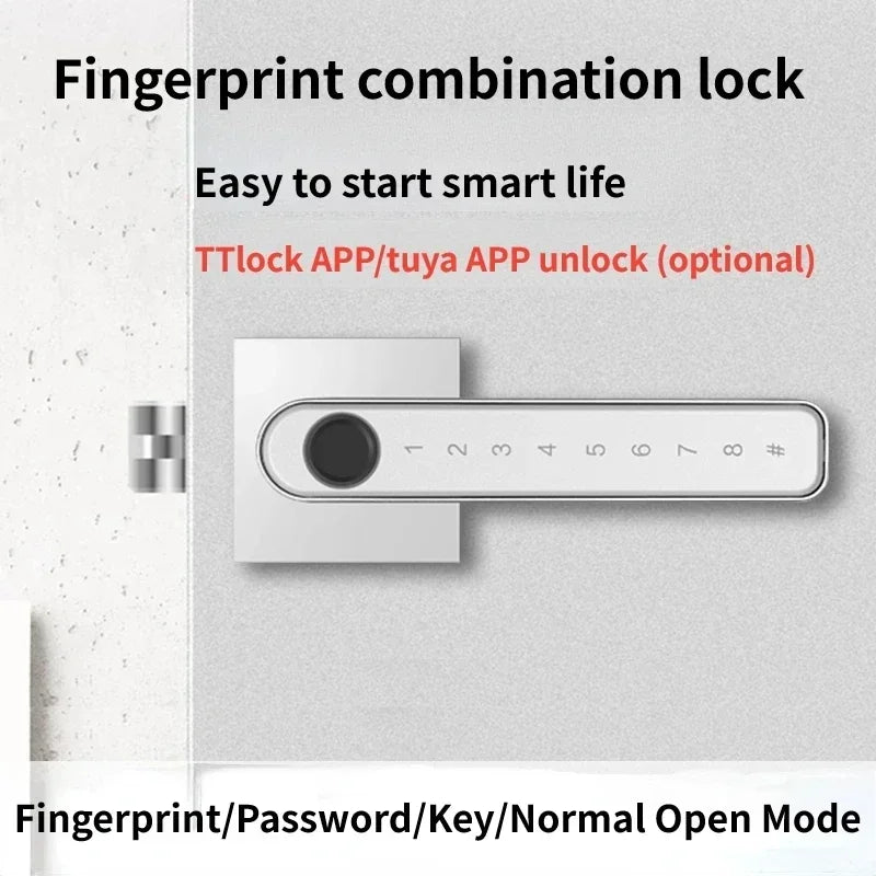 Fingerprint Password Handle Lock