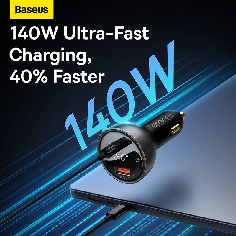 Type C 140W PD 3.1 Car Charger