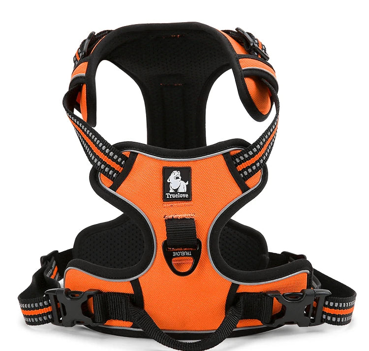 Reflective Nylon large Dog Harness