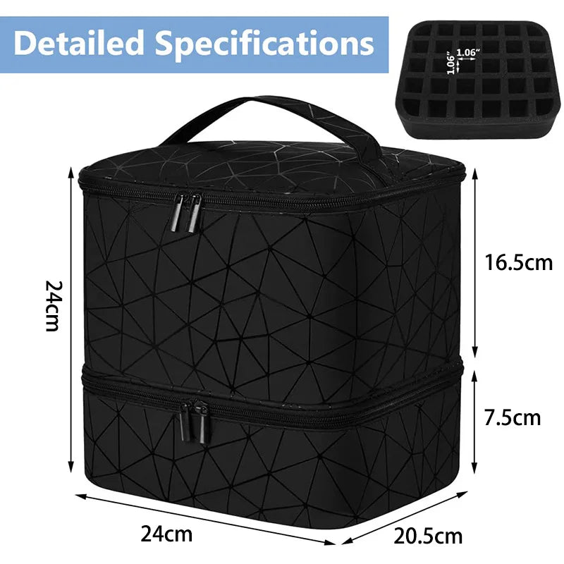 Cosmetic 30 Bottles Storage Bag