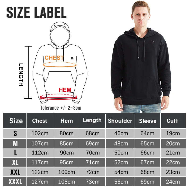 Autumn men USB Heated jacket