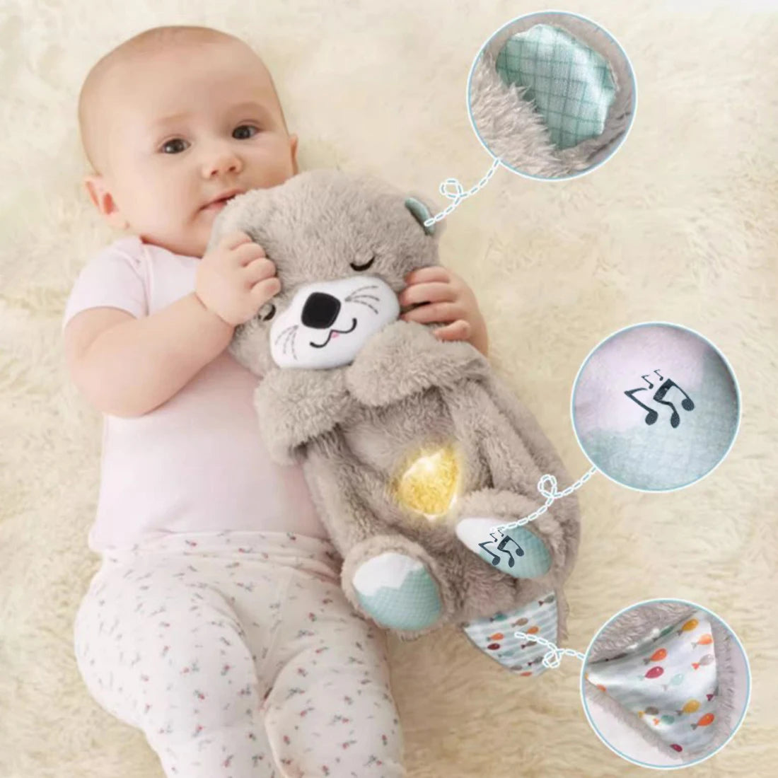 Otter Musical Stuffed Plush Toy