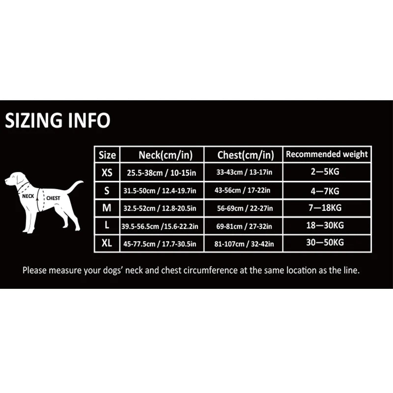 Reflective Nylon large Dog Harness