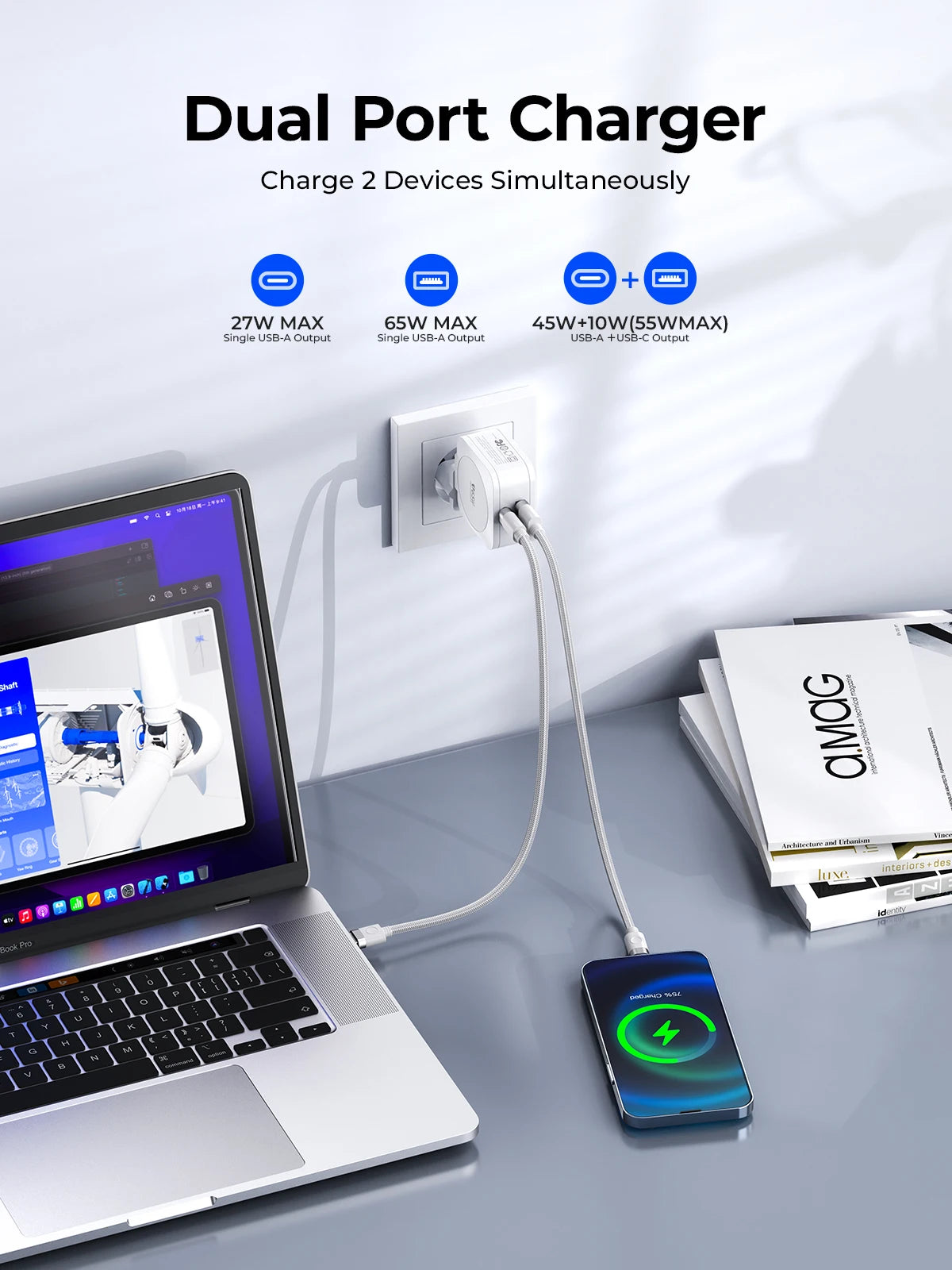 USB 65W GaN Fast PD Charger