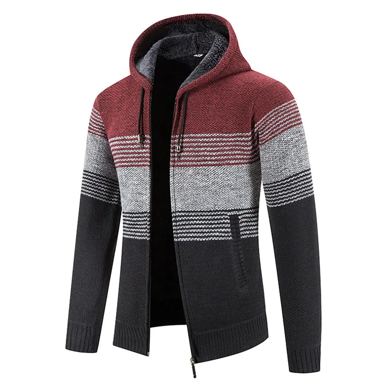 Winter Thick Fleece Male Sweater