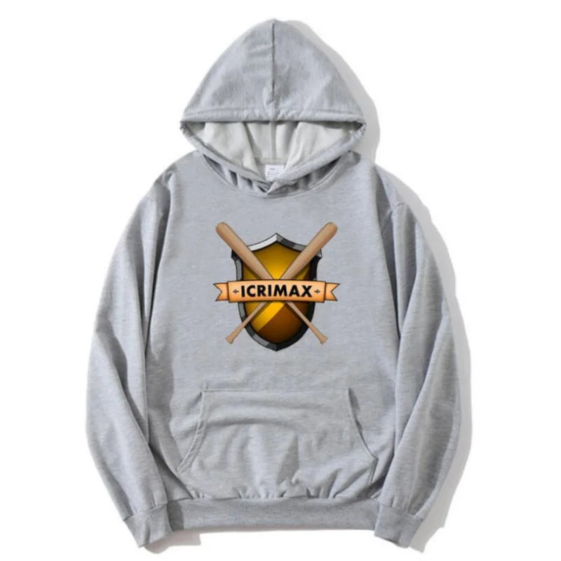 Men Oversized Long Sleeve Hooded Sweatshirt