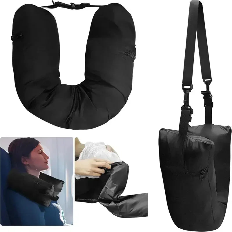 Stuffable Clothing Travel Neck Pillowcase