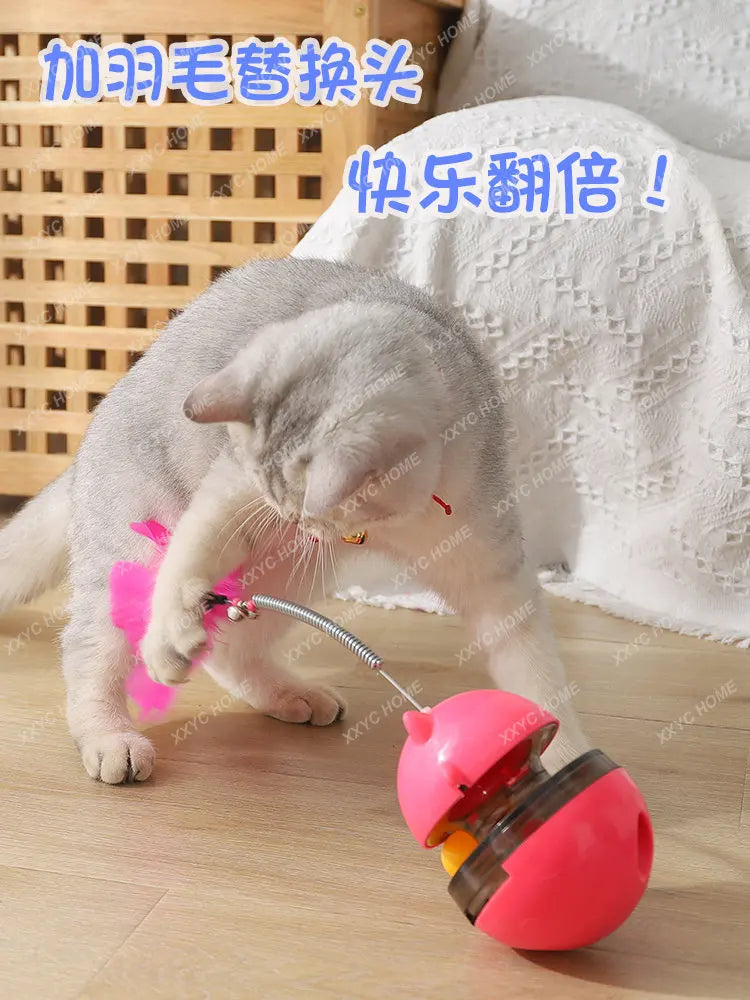 Cat Teaser Tumbler Feather