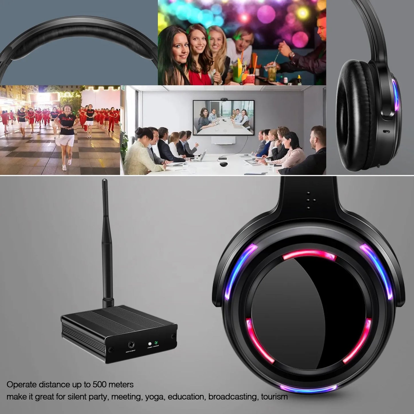 Silent Disco Wireless Headphones