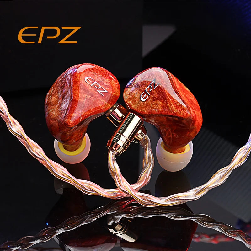 Wooden Cavity Wired Earphones