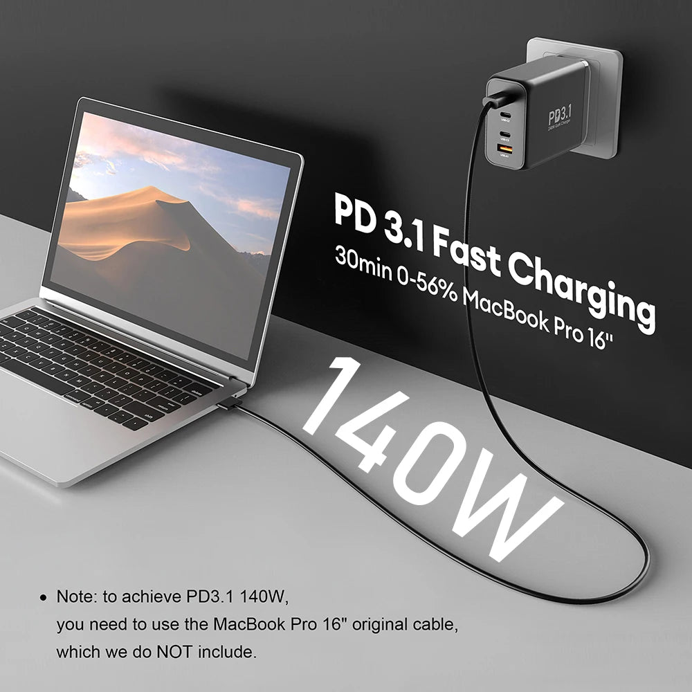 Fast 240W USB C Charger