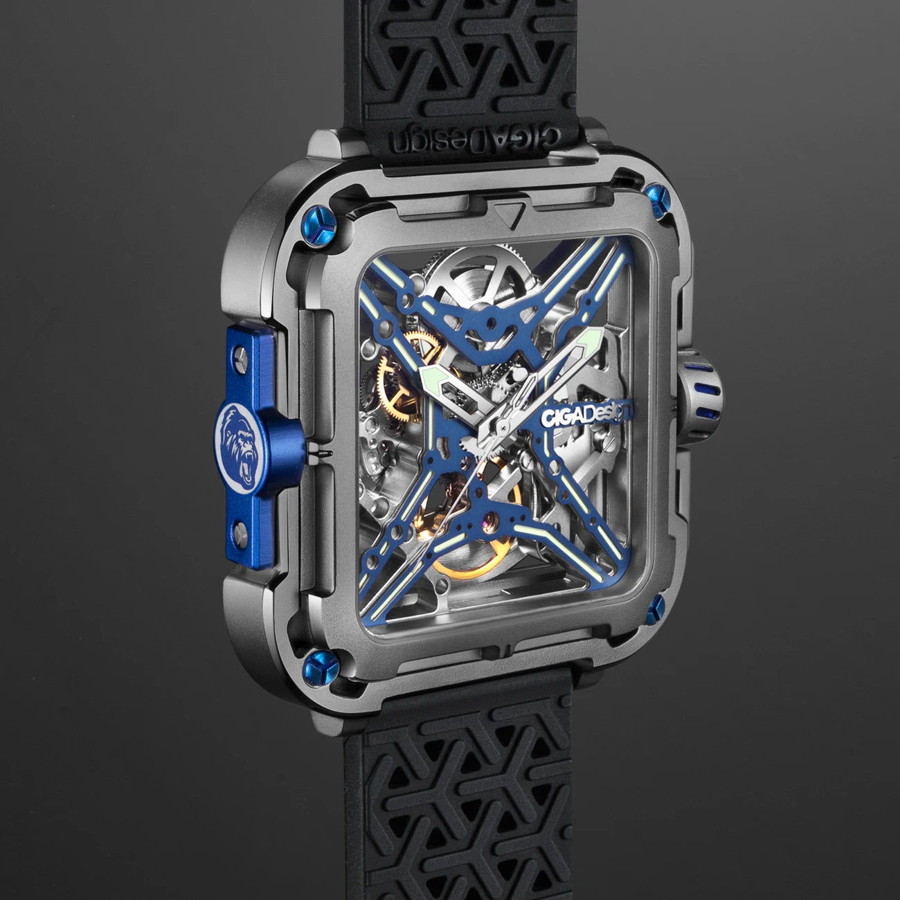 Titanium Blue Automatic Watch