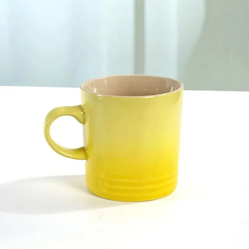 Nordic Gradient Macaron Ceramic Mugs