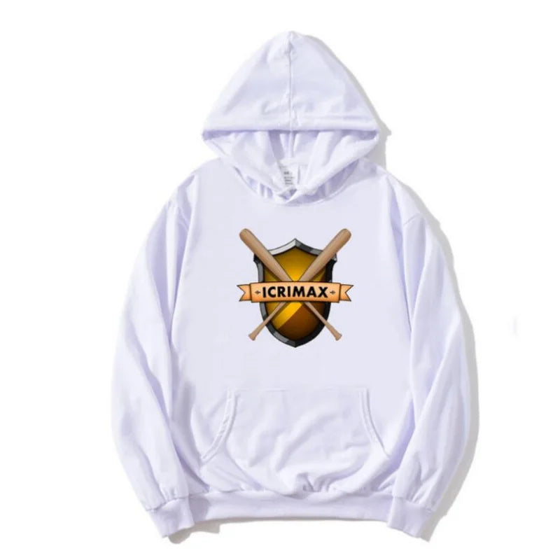 Men Oversized Long Sleeve Hooded Sweatshirt