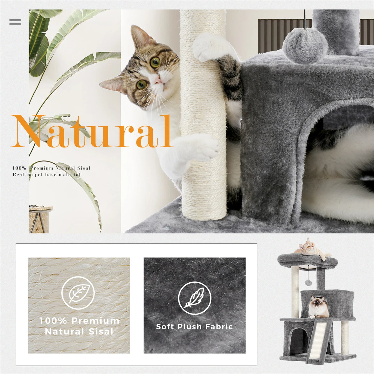 Cat Tree Luxury Cat Tower