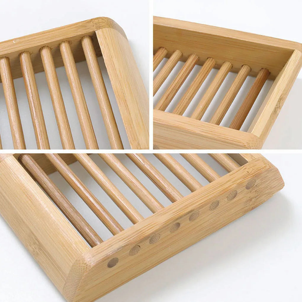Bamboo Moisture-Proof Soap Dish
