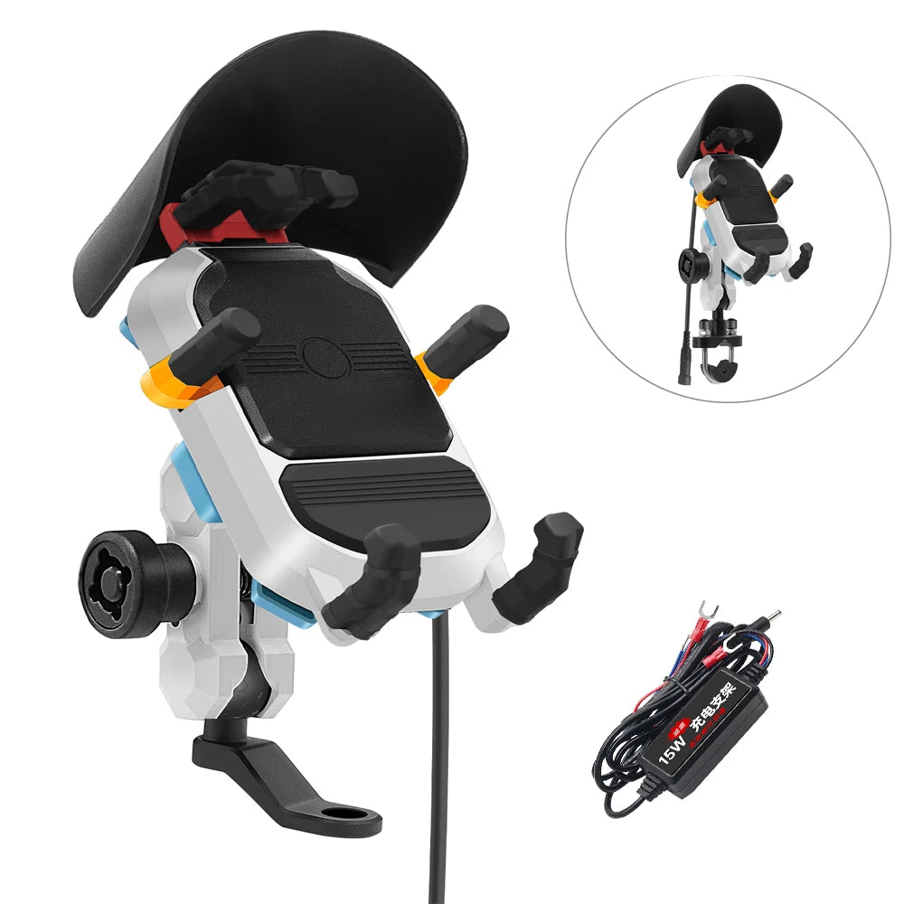 Motorcycle Fast Charging Cell Phone Mount