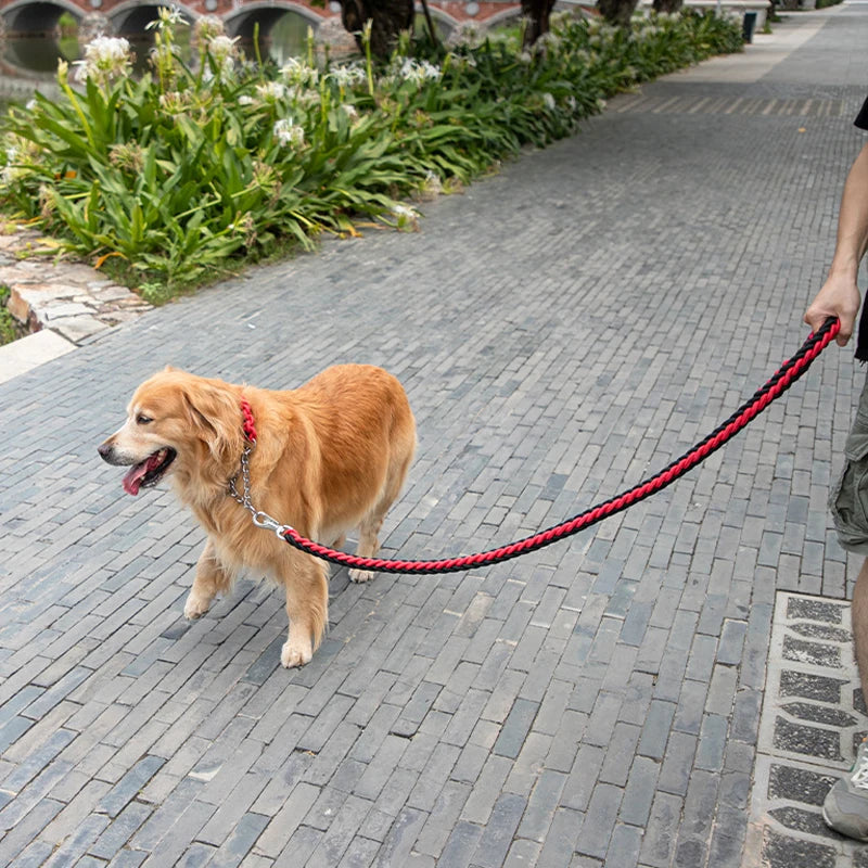 Durable Hand-Knitted Nylon Dog Leash