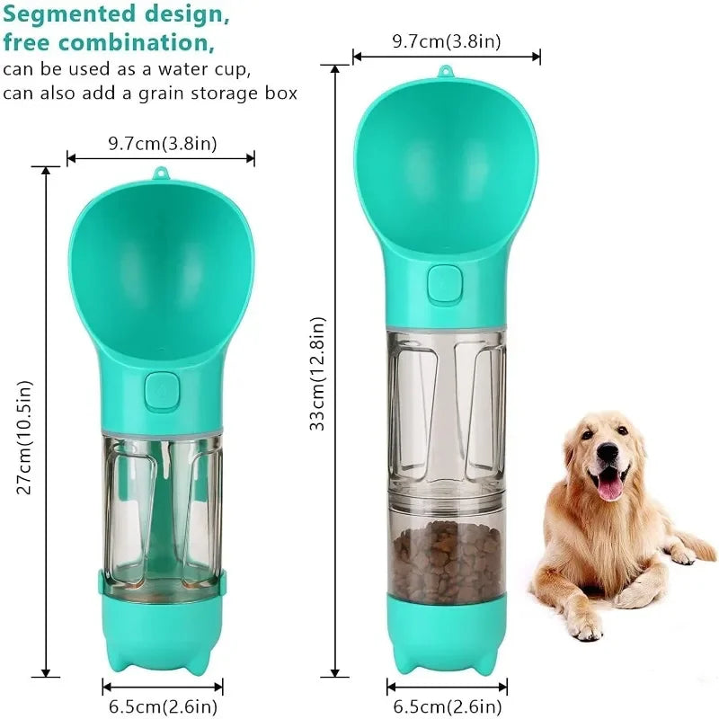 Pet Travel 4 in 1  Bottle Bowl