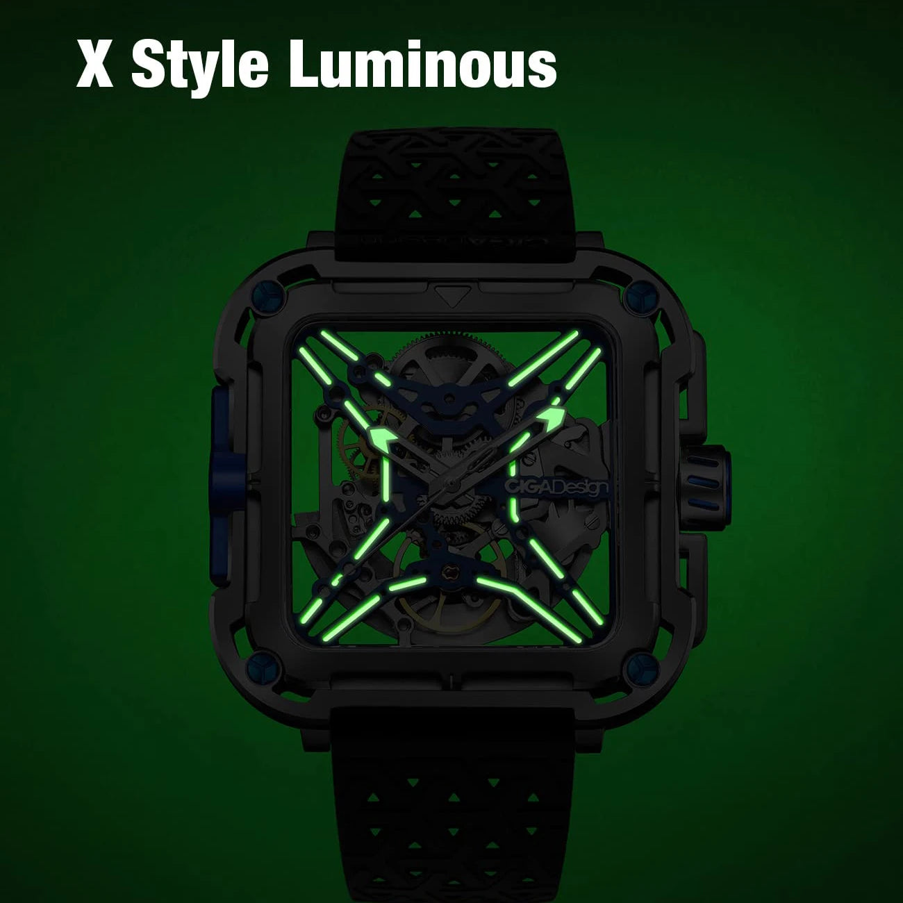 Titanium Blue Automatic Watch