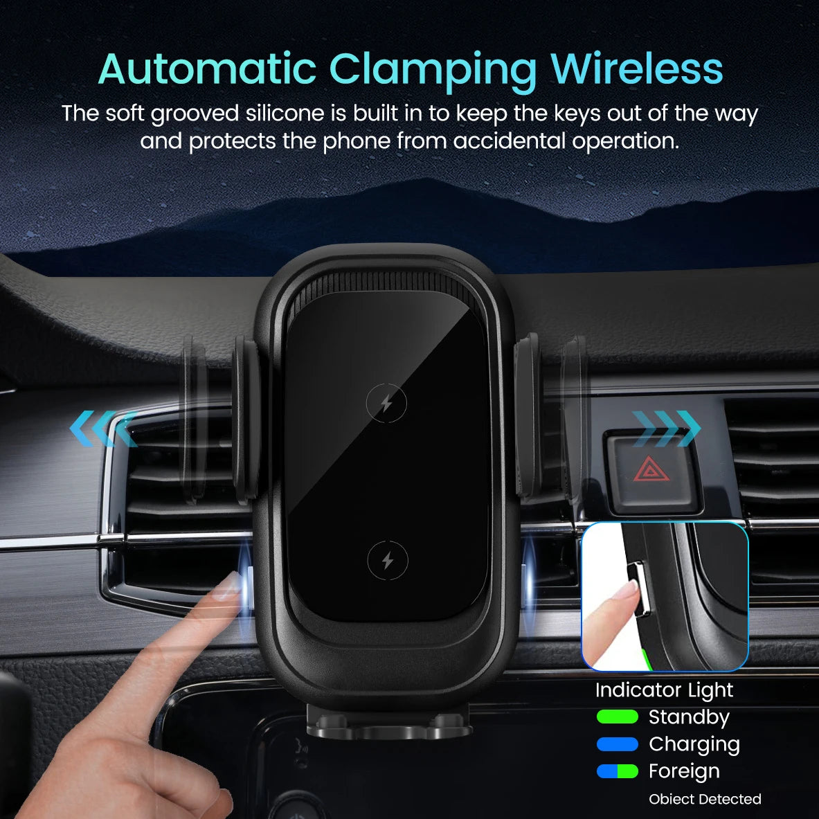 Car Wireless Charging Phone Holder