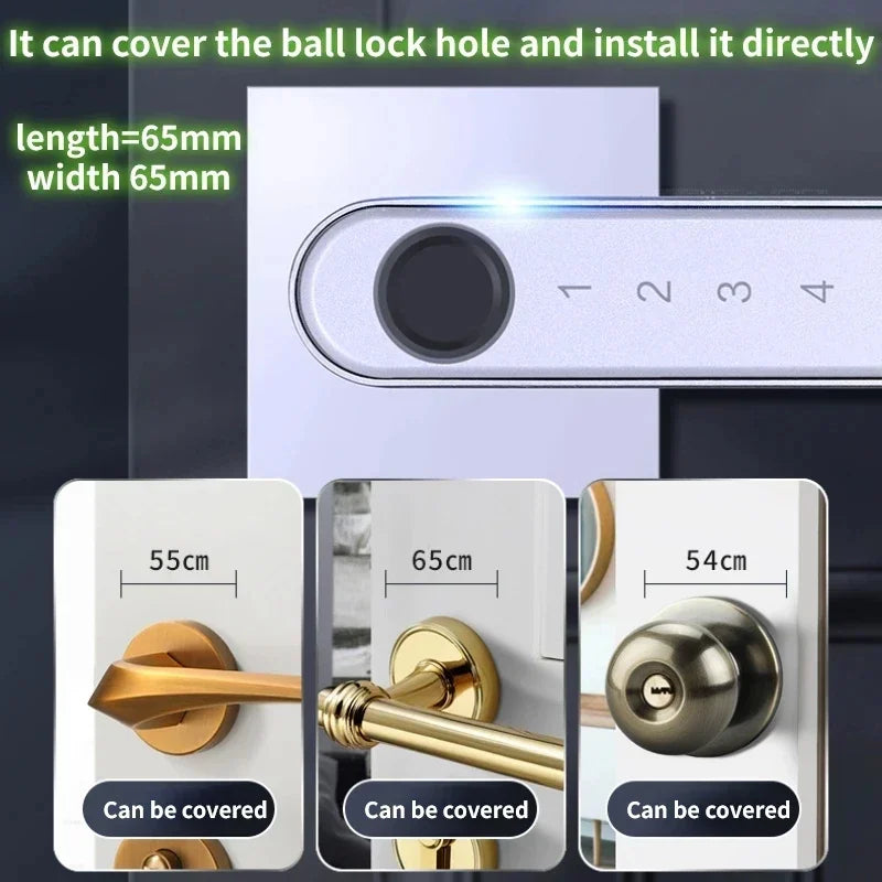 Fingerprint Password Handle Lock