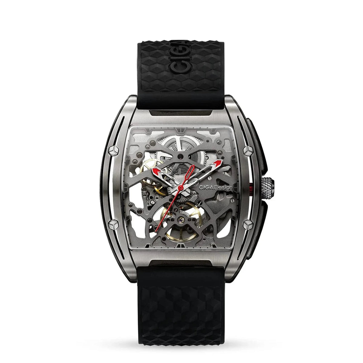 Titanium Case Skeleton Mechanical Watch